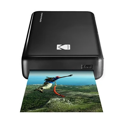 Imagen de Kodak Impresora fotográfica mini 2 HD, instantánea, inalámbrica y portátil, con tecnología de impresión patentada 4Pass, compatible iOS Android, negro