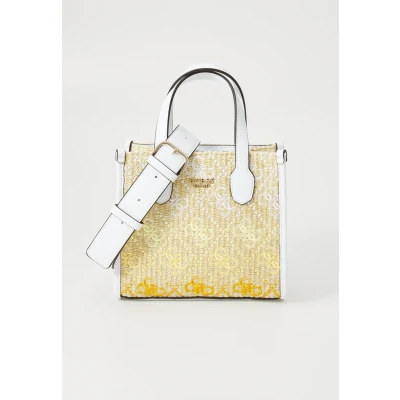 Imagen de GUESS Silvana Mini Two Compartment Tote XS Cornsilk Logo