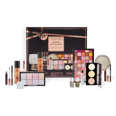 Imagen de Makeup Revolution 12 Days Of Colour Limited Edition Calendario de adviento Navidad, belleza (idioma español no garantizado)