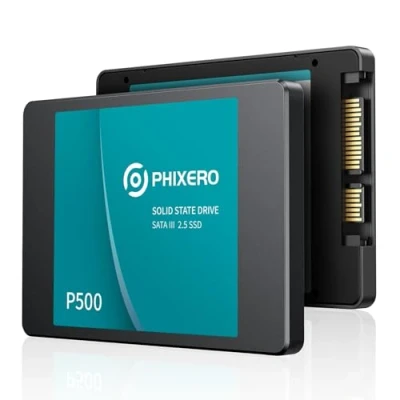 Imagen de PHIXERO Disco Duro Interno P500 SSD 2TB 3D NAND, 2,5 Pulgadas, SATA de 6 GB/s, Unidad Interna Estado sólido para portátiles, Ordenadores sobremesa y PC Consola Juegos