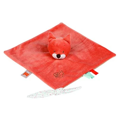 Imagen de Nattou Doudou de Oscar el Zorro con Accesorio para Chupete, 28 x cm, Fanny y Oscar, Naranja