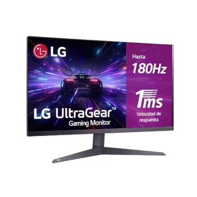 Imagen de Monitor gaming LG 27GS50F B, 27&quot;, Full HD, 1 ms, 180 Hz, HDMI x2, DisplayPort x1, Morado grisáceo