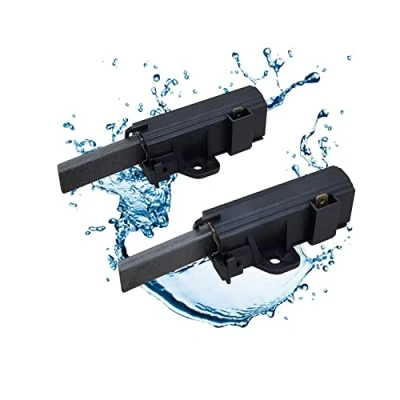 Imagen de Lichtblau 2 escobillas de carbón para lavadora y secadora I cepillo carbono 4006020152 set repuestos AEG Privileg Electrolux Quelle Motor SOLE 481281719419