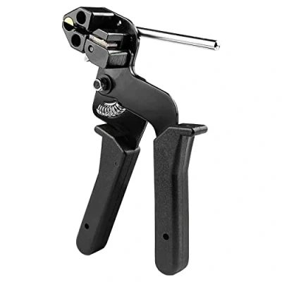Imagen de Gvolatee Alicates para Bridas Metalicas Acero Carbono, Herramienta Pistola Tensado Corte de Inoxidable, Cables Fácil Usar Bloquear Cortar Ataduras