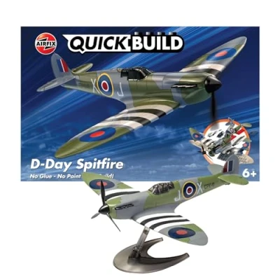 Imagen de Airfix QUICKBUILD D Day Spitfire, Kit de modelado