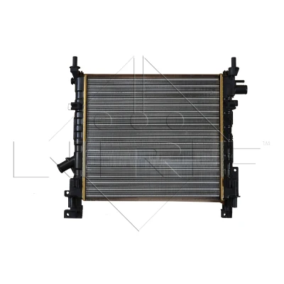 Imagen de NRF EASY FIT 53651 Radiador, refrigeración del motor Aluminio 380 360 34 con piezas de montaje Aletas unidas mecánicamente