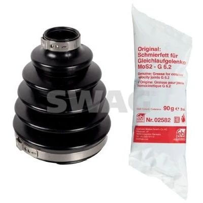 Imagen de SWAG 33 10 1522 Fuelle Palier lado de rueda, Eje delantero Termoplástico AUDI: A4 B8 Berlina, Avant, Q5