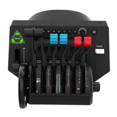 Imagen de Honeycomb Aeronautical Bravo Throttle Quadrant with Auto Pilot &amp; Annunciator Panel in aviation quality for flight simulator, Universal control system simmer and pilots, PC