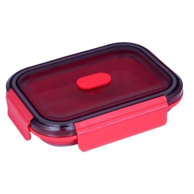 Imagen de Lurch Fiambrera de silicona plegable up &amp; down 800 ml, color rosa