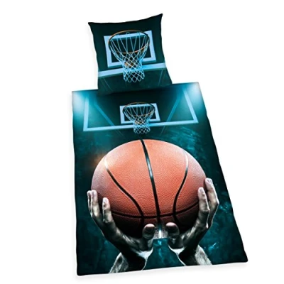 Imagen de Herding Young Collection Baloncesto Juego de Cama, algodón, Multicolor, 140 x 200 cm