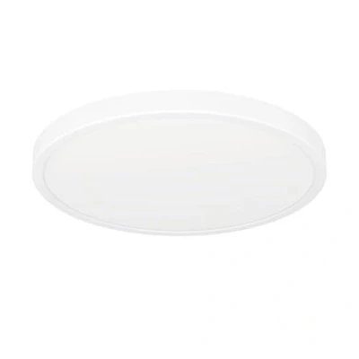 Imagen de Eglo Fueva 6 Lámpara de techo LED redonda, superficie, plástico, en blanco, color luz blanco cálido o frío, diámetro 39 cm