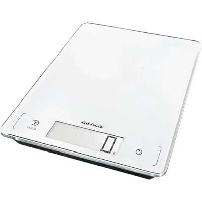 Imagen de Soehnle Báscula de cocina Page Profi 300, peso digital blanco con función Sensor Touch, balanza electrónica hasta 20 kg (precisión 1 g)