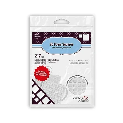 Imagen de Scrapbook Adhesives By 3L 3D Foam Squares, White