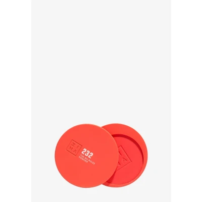 Imagen de 3INA MAKEUP The No Rules Powder 232 Coral vivo Polvo Compacto 3 en 1 Ojos Labios y Mejillas con Ácido Hialurónico Ceramidas Polvos Fórmula Ligera Vegan Cruelty Free