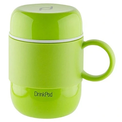 Imagen de Pioneer Flasks Bebedero Aislado al vacío de Acero Inoxidable, Verde, 13.5 x 12.5 9 cm