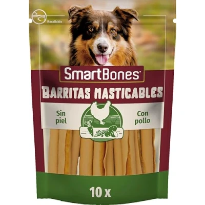 Imagen de SmartBones Pollo Barritas masticables para perros, 10 piezas