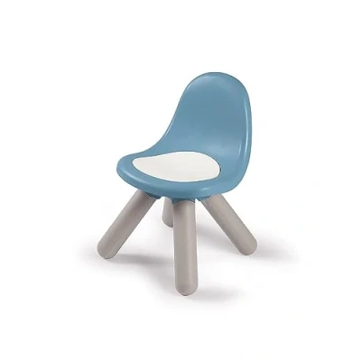 Imagen de Smoby Silla Infantil, diseño Partir de 18 Meses, para Interior y Exterior, plástico, Ideal jardín, terraza, habitación los niños, Color Azul Tormenta 880108
