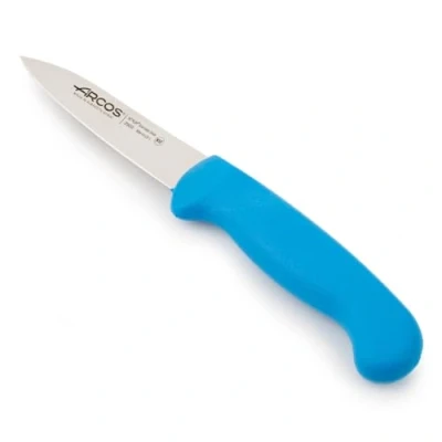 Imagen de Arcos Serie 2900 Cuchillo Mondador Hoja de Acero Inoxidable Nitrum 80 mm Mango inyectado en Polipropileno Color Azul