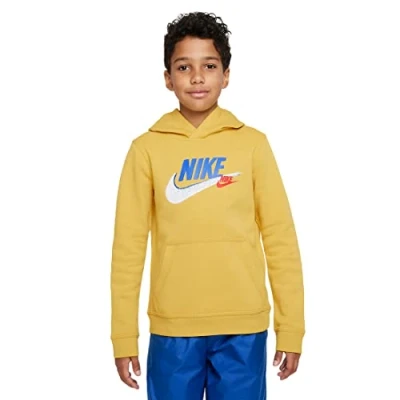 Imagen de NIKE Sudor con Capucha Fd1197 Sudadera, Vivid Sulfur, 128 Unisex niños