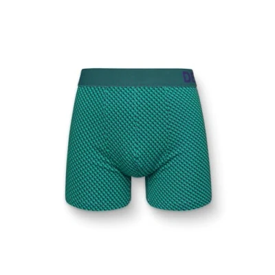 Imagen de Dedoles Calzoncillos Hombre y Chico Ropa Interior Algodón Boxer Muchos diseños Divertidos Dinosaurios Hockey Patos, Color: Turquesa, diseño: Azul Verde (bóxers Ajustados), tamaño: XL