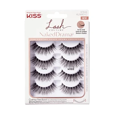 Imagen de KISS Lash Couture Naked Drama 01 Ruffle Juego de ropa cama