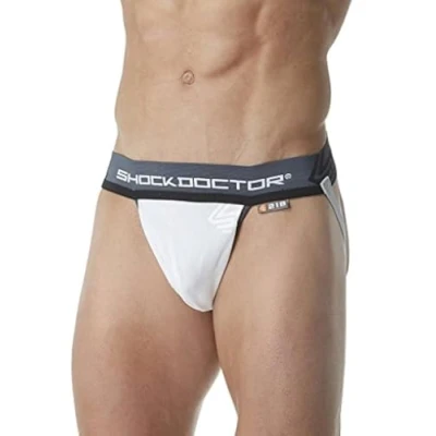 Imagen de Shock Doctor Core Suspensor con Bolsillo de Taza, Hombre, Blanco, M
