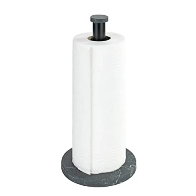 Imagen de Portarrollos para papel de cocina Mármol, negro