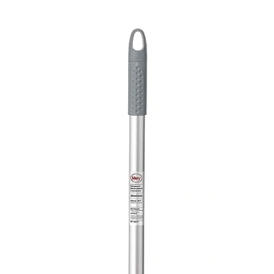 Imagen de Mery Palo de Aluminio para Escobas y Fregonas Rosca Universal Resistente Ligero Gris Medidas: 140 cm