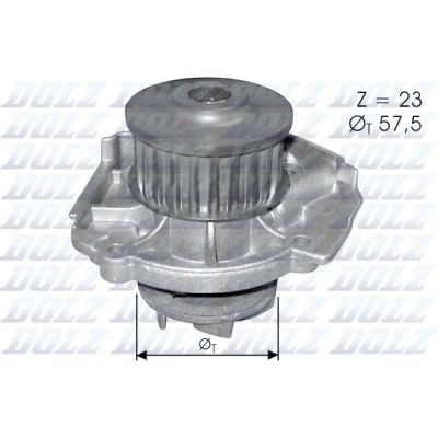 Imagen de DOLZ S219 Bomba de agua 23 con polea FIAT: Punto I Hatchback, Marea Berlina, Brava Hatchback