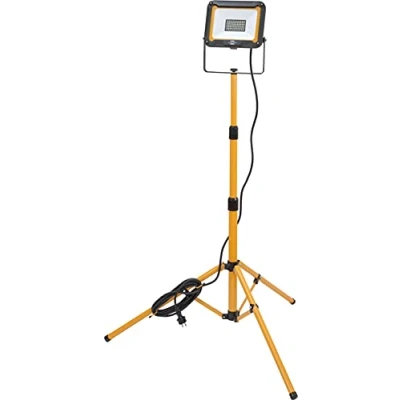 Imagen de Brennenstuhl Foco trabajo JARO 5050 T/Luz LED de 50W con trípode telescópio (4400lm, IP65, cable 5m, soporte del cable, altura ajustable)