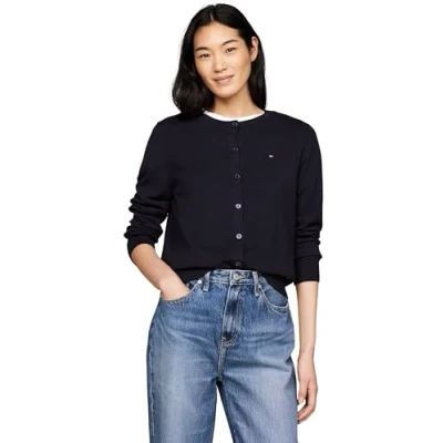 Imagen de Tommy Hilfiger Stitch Chaqueta de punto, Mujer, Talla: XXL, Desert sky