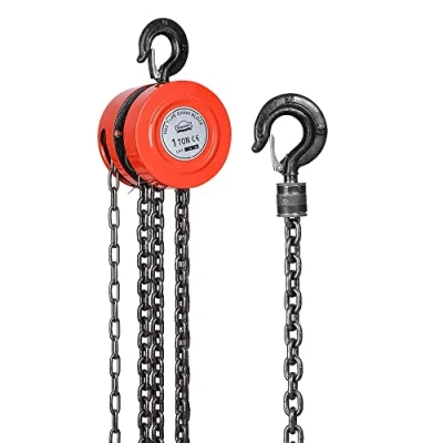 Imagen de Polipasto Manual de Cadena Con Gancho Resistente, Cabrestante 1 Tonelada DEWINner, 3,0 m Elevación Máxima, Rojo