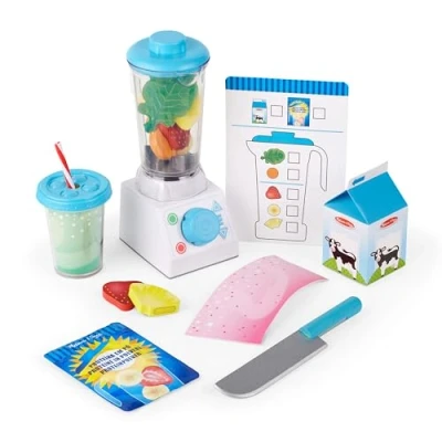 Imagen de Melissa &amp; Doug Juego De batidora Para smoothie,Comida juguete madera niños, Juguetes Imitación, 3+, Regalo Niño O Niña