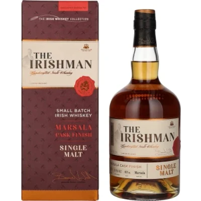 Imagen de The Irishman Single Malt MARSALA CASK FINISH 46% Vol. 0,7l in Giftbox