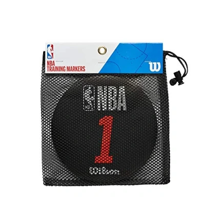 Imagen de Wilson Marcadores de entrenamiento baloncesto NBA DRV TRAINING MARKERS, Plástico, Negro, 5 unidades
