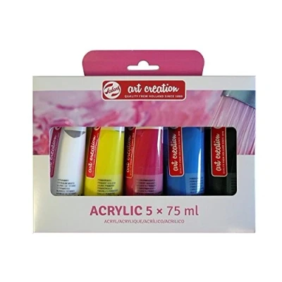 Imagen de TALENS Art Creation CREAT.Set 5/PKG, Verde Savia, 75 ml (Paquete de 5),