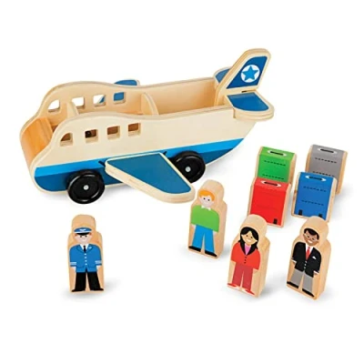 Imagen de Melissa &amp; Doug Wooden Airplane Set by