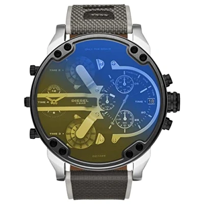 Imagen de Diesel Reloj Analogico para Hombre de Cuarzo con Correa en Nailon DZ7429