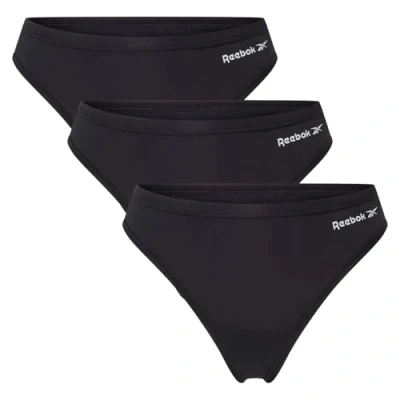 Imagen de Reebok U4_C9490_Rbk3Bm U4_C9490_RBK Womens Sports Thong Serena 3Pka 3Pk Black Talla: M