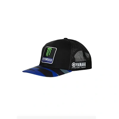 Imagen de VR46 Gorra Con Visera Replica Team Yamaha Monster ,Hombre,One Size,Negro