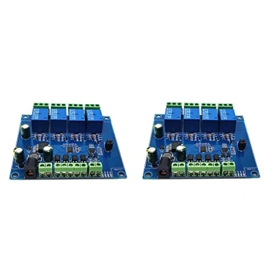 Imagen de 2X Módulo Relé Modbus RTU A 4 7 24V Interruptor Entrada Y Salida RS485/TTL con Protección Anti Inversión