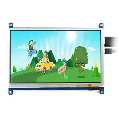 Imagen de Waveshare 7 inch 800*480 Capacitive Touch Screen LCD Display HDMI Interface Custom Raspbian Angstrom Supports Various Systems for All Version of Raspberry Pi Beaglebone Black Banana / Pro Video