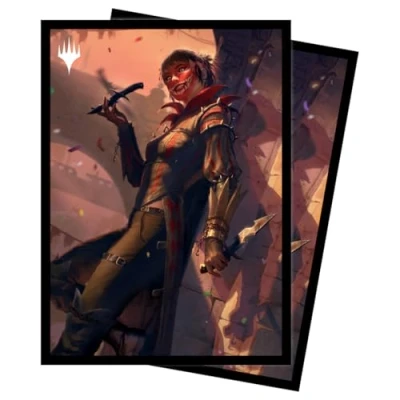 Imagen de Ultra Pro MTG Murders at Karlov Manor 100ct Sleeves Massacre Girl, Known Killer, Anti Glare Protective Trading Card Game Accessory Standard Size