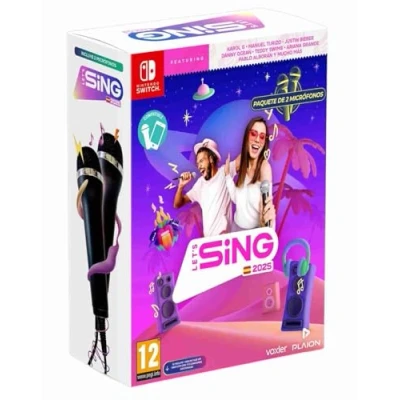 Imagen de Nintendo Switch Let&#039;s Sing 2025 + 2 micrófonos