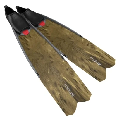 Imagen de SEAC Motus Aletas largas de Buceo, Freediving y Pesca submarina, Adultos Unisex, Marron, 45/46