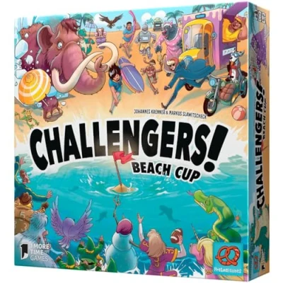 Imagen de Plan B Games Challengers! Beach Cup Juego De Mesa Colocacción Losetas y Estrategia para Adultos Niños a Partir 8 Años 1 Jugadores 30 45 Minutos por Partida Español