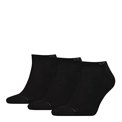 Imagen de Calvin Klein Underwear MEN Sneaker 3 PACK Calcetines, Hombre, Talla: One Size, Black