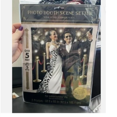 Imagen de Hollywood G&amp;G Scene Setter 1.65m x 82.5cm (2 pc) Glitz &amp; Glam