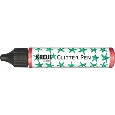 Imagen de KREUL PicTixx Glitter Pen 29 ml, Color Rojo, Red, (49841)
