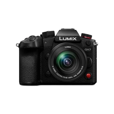 Imagen de Panasonic Lumix DC GH7ME Micro Cuatro Tercios Cámara Sin Espejo, con Lente 12 60mm, G Vario H FS12060, 25,2 MP, C4K/4K 4:2:2 60/50p, AF Híbrido Fases, IS Activo, ProRes Raw HQ, OLED, Negro